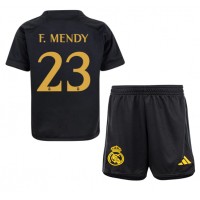 Real Madrid Ferland Mendy #23 Tretí Detský futbalový dres 2023-24 Krátky Rukáv (+ trenírky)